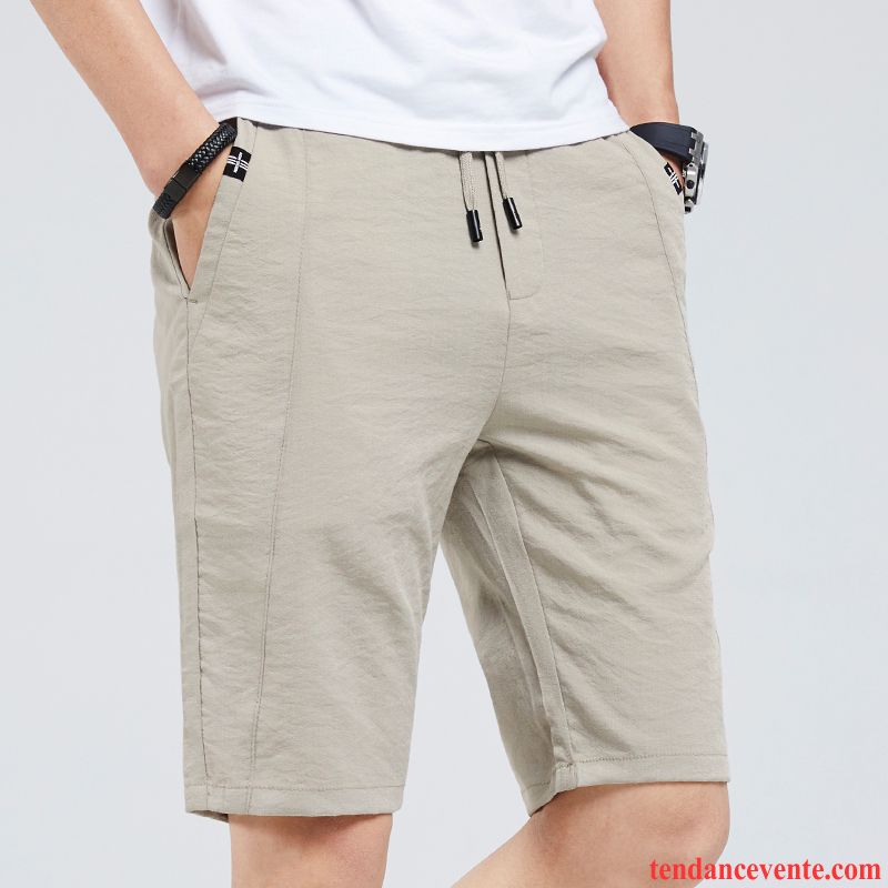 Shorts Homme Légère Élastique Outwear Été Sport Tendance Gris