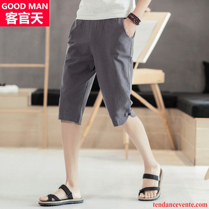 Shorts Homme Pantalons Pantalons Coupés Harlan Plage Shorti Tendance Rouge