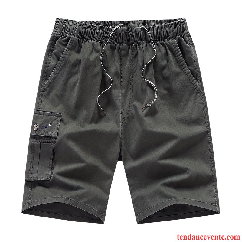 Shorts Homme Shorti Baggy Été Outwear Décontractée Vert