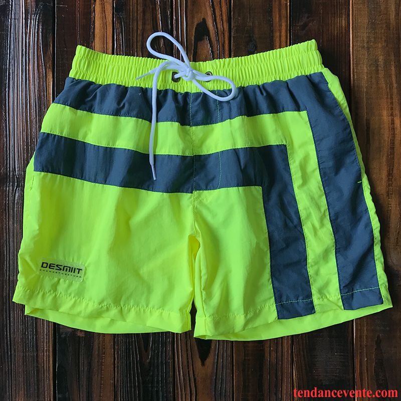 Shorts Homme Séchage Rapide Été Légère Shorti Plage Vacances Rouge