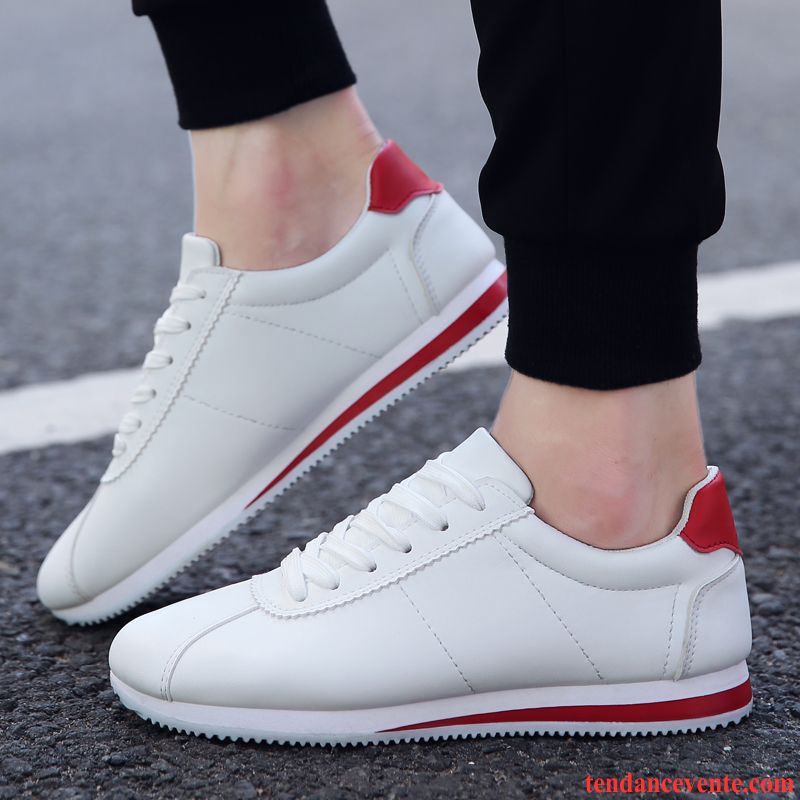 Site De Chaussure En Ligne Décontractée Tendance Adolescent Blanc Homme Sport Printemps Blé