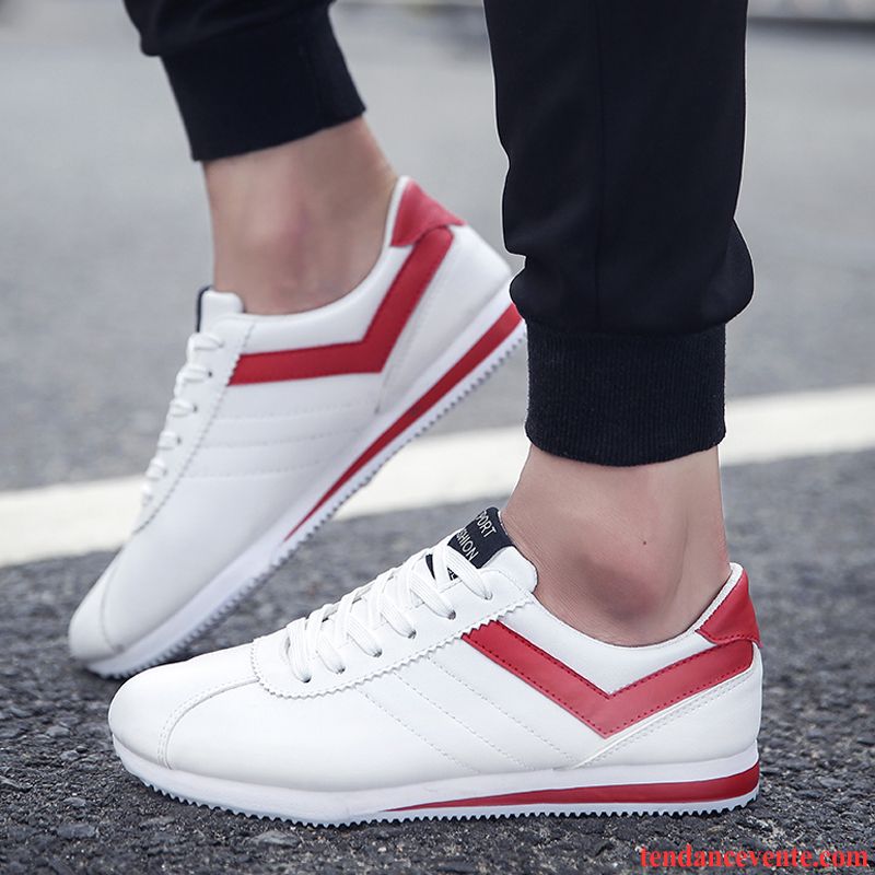 Site De Chaussure En Ligne Décontractée Tendance Adolescent Blanc Homme Sport Printemps Blé