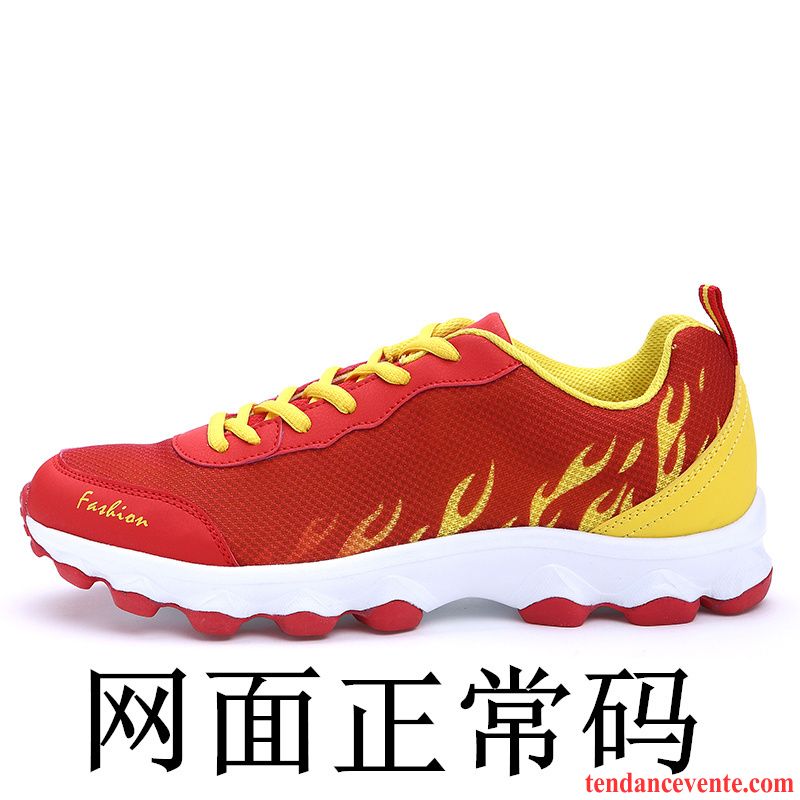 Soldes Chaussures De Running Sport Léger Fantaisie Étudiant Cushioning Femme Homme Printemps Chaussures De Course Brun