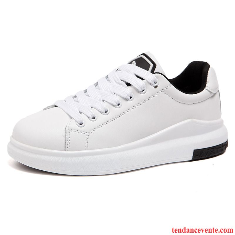 Soldes Chaussures Femme Décontractée Printemps Tous Les Assortis Tendance Femme Étudiant Sport Blanc Velcro Ambre