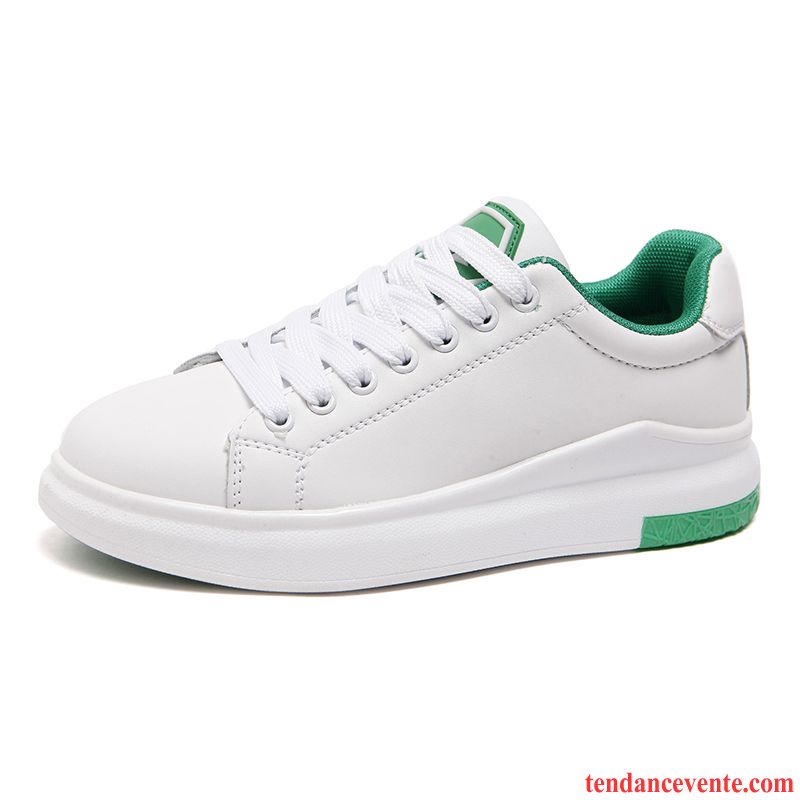 Soldes Chaussures Femme Décontractée Printemps Tous Les Assortis Tendance Femme Étudiant Sport Blanc Velcro Ambre