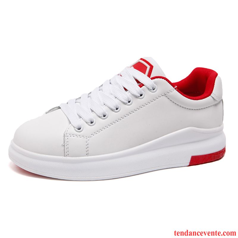 Soldes Chaussures Femme Décontractée Printemps Tous Les Assortis Tendance Femme Étudiant Sport Blanc Velcro Ambre