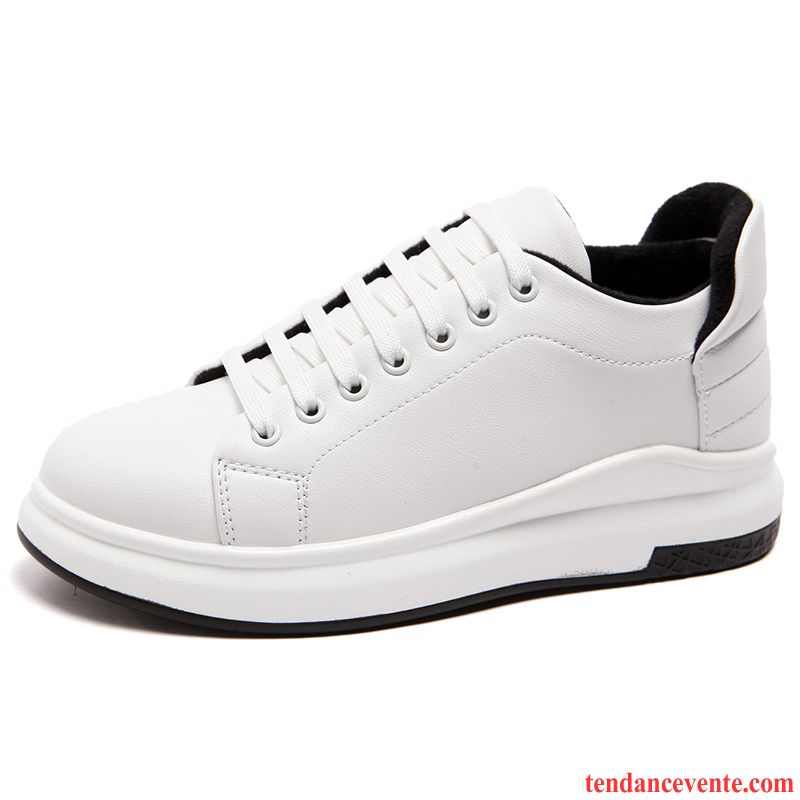 Soldes Chaussures Femme Décontractée Printemps Tous Les Assortis Tendance Femme Étudiant Sport Blanc Velcro Ambre