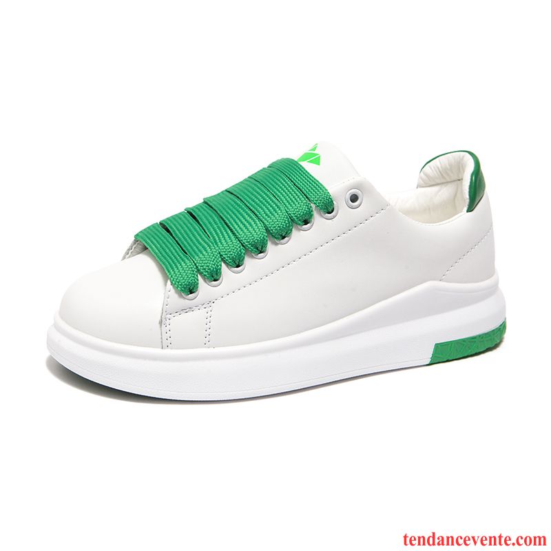 Soldes Chaussures Femme Décontractée Printemps Tous Les Assortis Tendance Femme Étudiant Sport Blanc Velcro Ambre