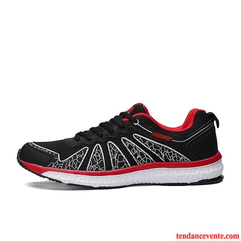 Soldes Chaussures Homme Respirant Aptitude L'automne Décontractée Chaussures De Voyage Sport Net Homme Chaussures De Course Entraînement Azur