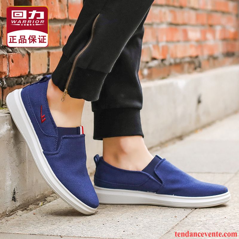 Soldes Chaussures Homme Sport Décontractée Toile Adolescent Étudiant Tendance Paresseux Homme Printemps Vente