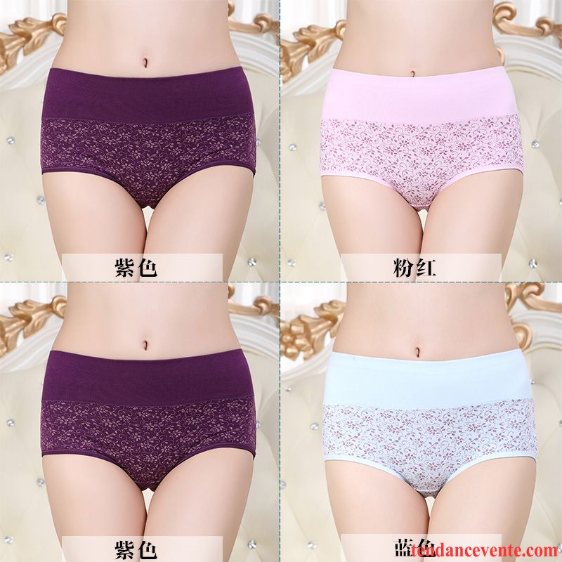 Sous-vêtements À Poches Femme Respirant L'automne Dame Coton Bio Forme Haute Cintrée Hiver Sexy Matelassé Serrer Shorti