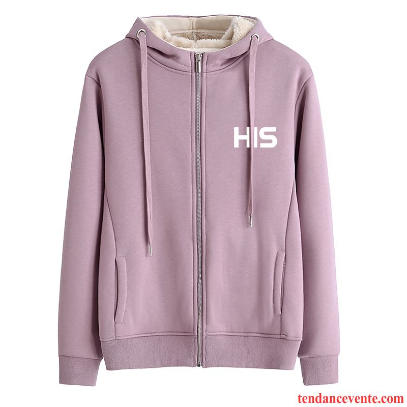 Sweat À Capuche Femme Baggy Renforcé Cardigan Pardessus Hoodies Une Veste Noir