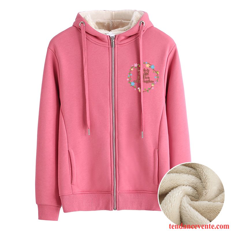 Sweat À Capuche Femme Baggy Renforcé Cardigan Pardessus Hoodies Une Veste Noir