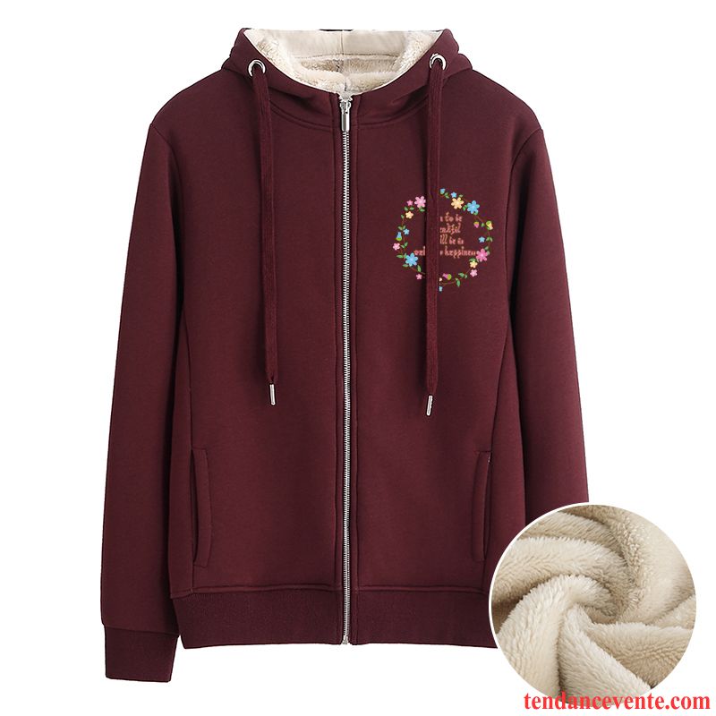 Sweat À Capuche Femme Baggy Renforcé Cardigan Pardessus Hoodies Une Veste Noir