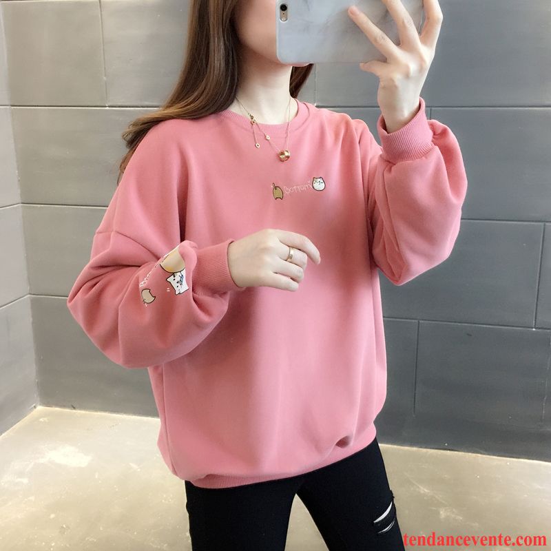 Sweat À Capuche Femme Dame Légère Printemps Pardessus Une Veste Tendance Rose