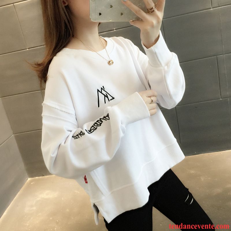 Sweat À Capuche Femme Dame Printemps Une Veste Tendance Pardessus Légère Blanc