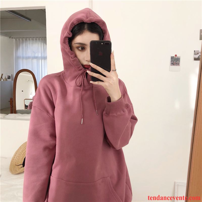 Sweat À Capuche Femme Hoodies Longues Renforcé Pardessus L'automne Une Veste