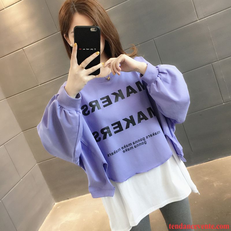 Sweat À Capuche Femme Pardessus Dame Printemps Légère Tendance L'automne