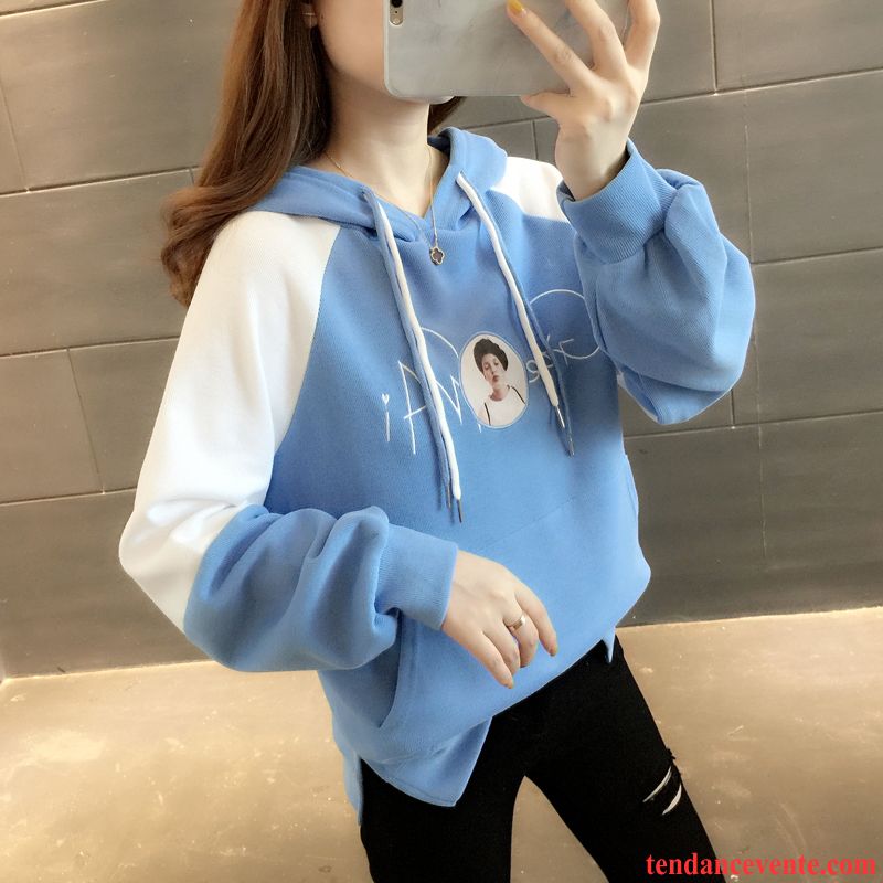 Sweat À Capuche Femme Pardessus Ultra Légère L'automne Printemps Hoodies Blanc