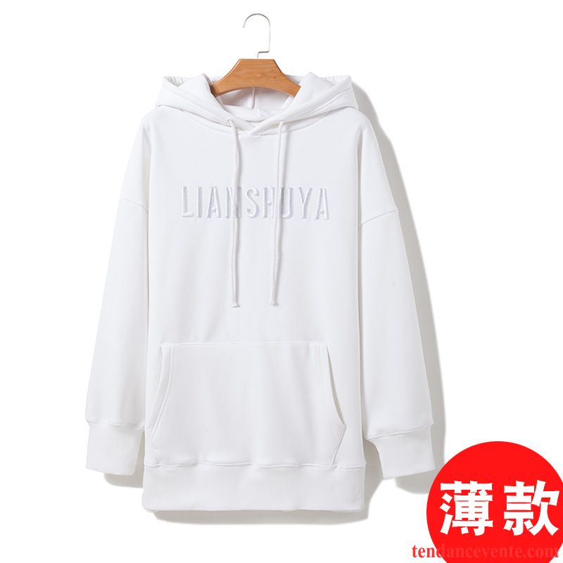 Sweat À Capuche Femme Plus De Velours Légère Ultra Hoodies Renforcé Longues Bleu Gris