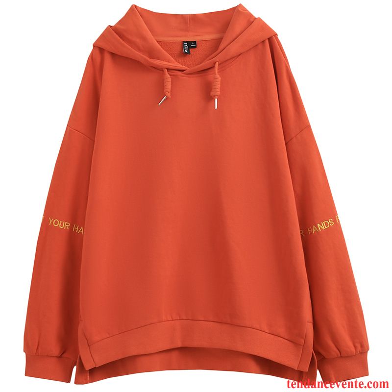 Sweat À Capuche Femme Pullovers Une Veste L'automne Baggy Hoodies Tendance Violet