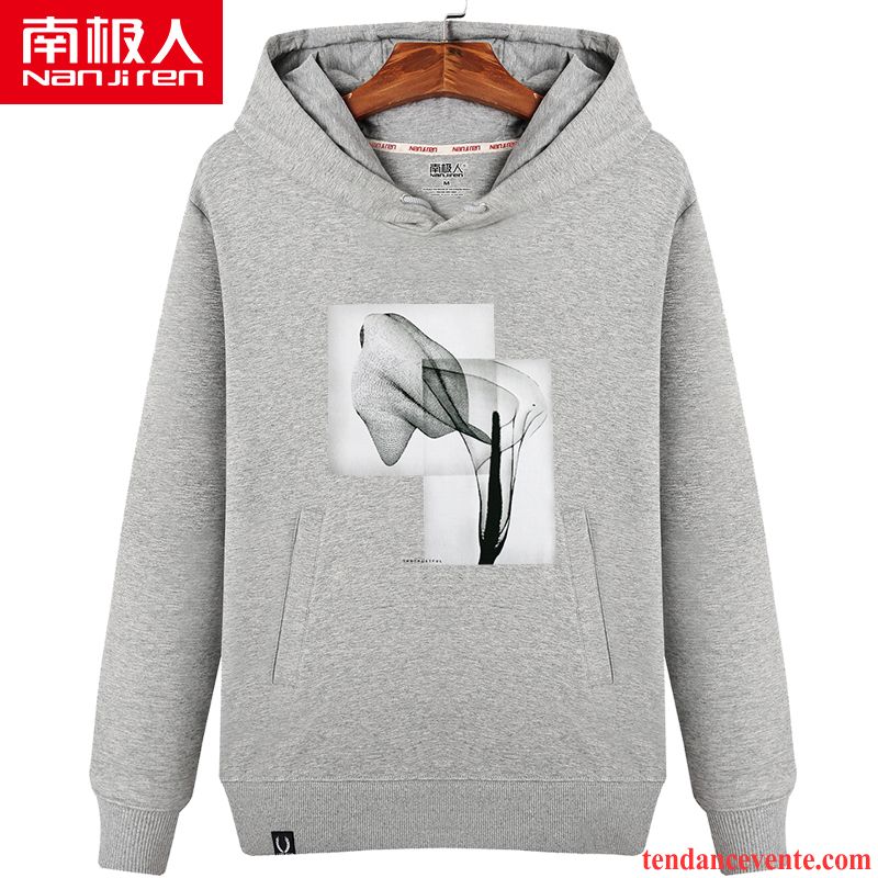 Sweat À Capuche Homme Beau Encapuchonné Sport Pullovers Pardessus Décontractée Blanc