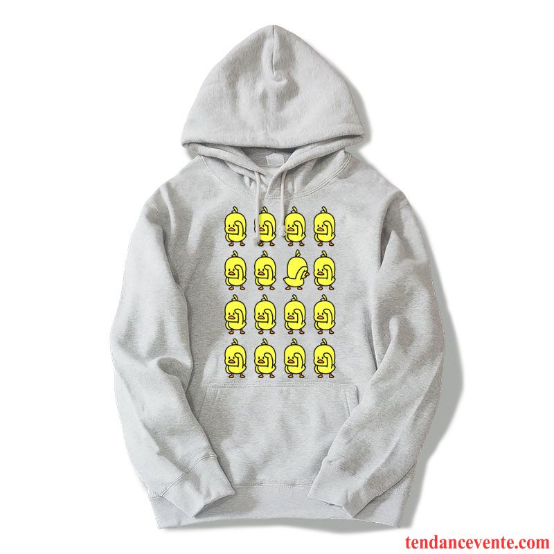 Sweat À Capuche Homme Femme Hoodies Tendance Blanc Rouge Jaune