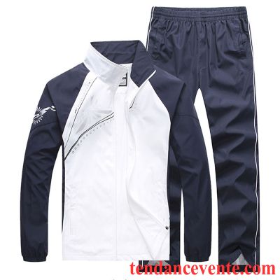Sweatshirts Double Col Décontractée Légère L'automne Printemps Sweatshirt Ensemble Femme Sport Homme Pérou