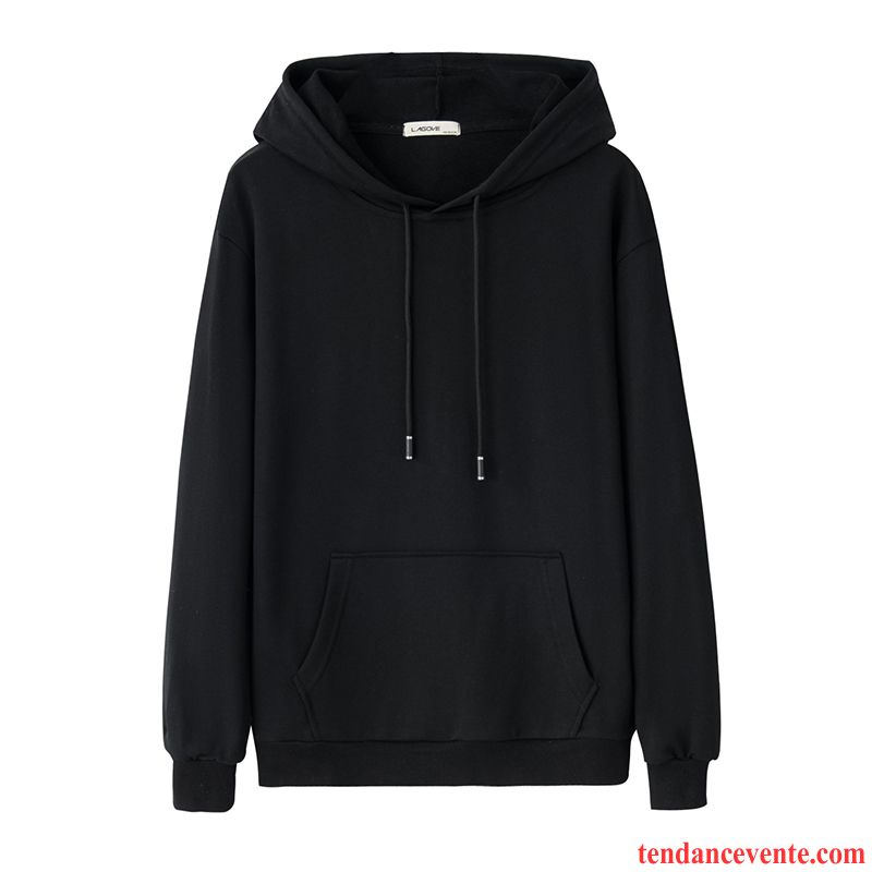 Sweatshirts Homme Sport Tendance Printemps Hoodies Homme Capuche Fantaisie Pure Décontractée Coton Bio Bleu Tomate Soldes