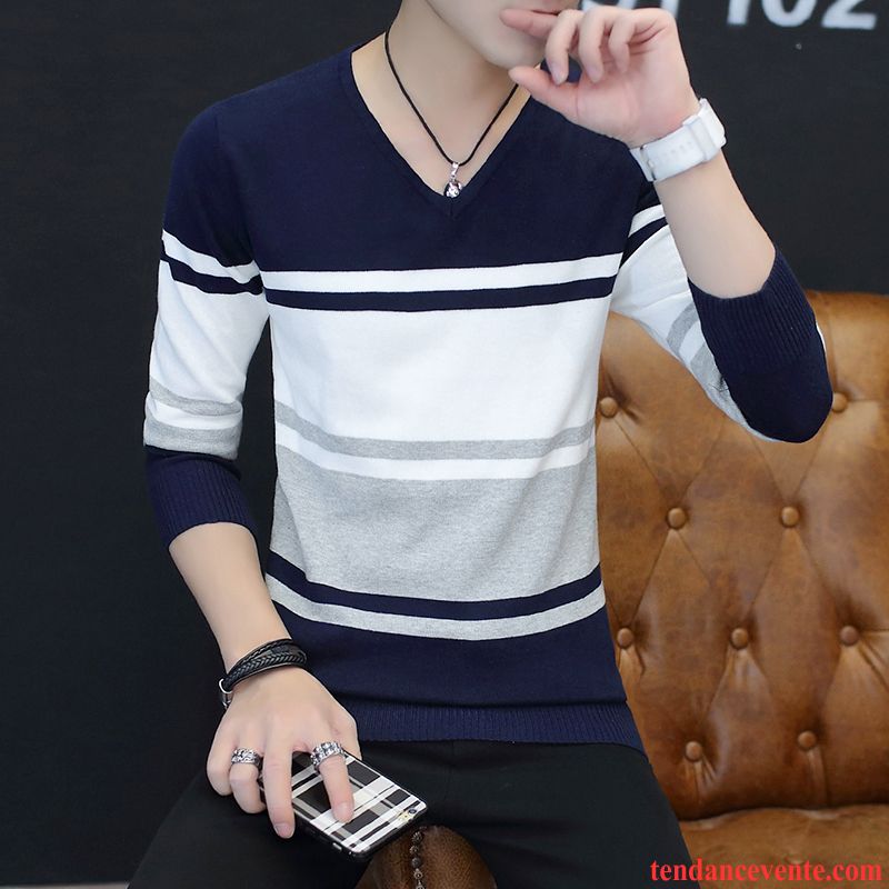 Sweatshirts Manche Longue Chemise En Bas Gris Homme Hoodies L'automne Une Veste Tendance Décontractée Longues Tricots En Maille Pas Cher