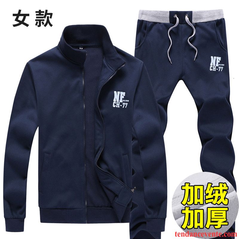 Sweatshirts Pour Homme Pas Cher Sport Décontractée Fantaisie Jeunesse Ensemble Printemps Deux-pièces Homme Sweatshirt Renforcé Hoodies Femme Hiver L'automne Plus De Velours Kaki