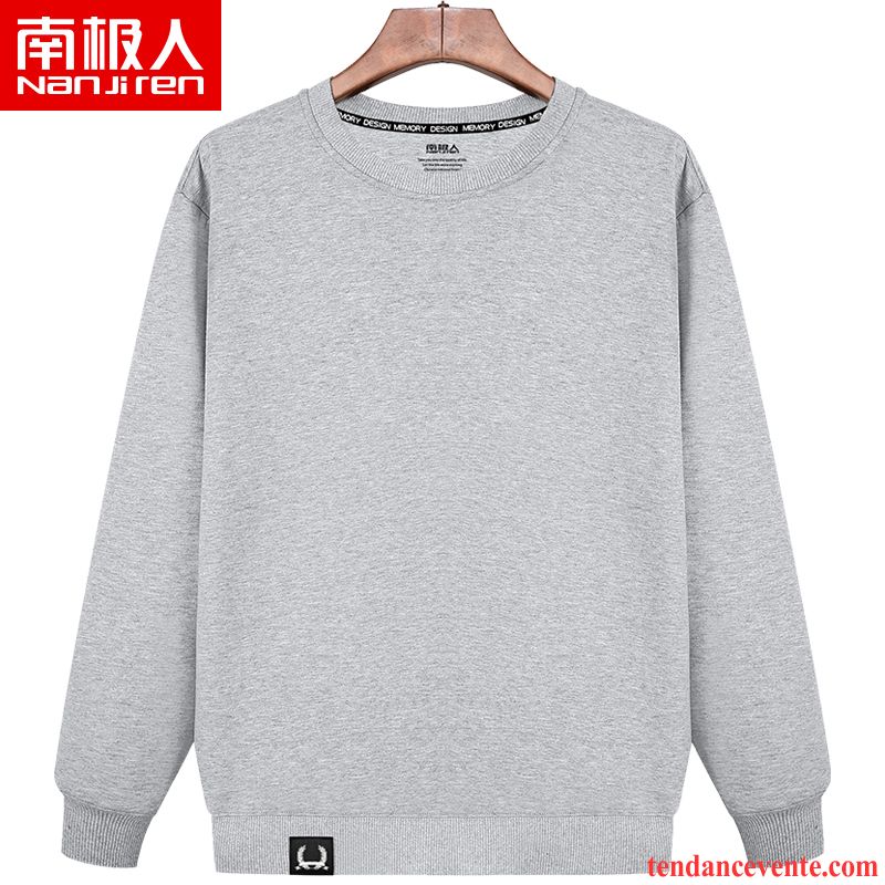 Sweatshirts À Carreaux Rouge Et Noir Noir Homme Longues Hoodies Col Rond Printemps L'automne Légère Pullovers Baggy Tendance Pure Pardessus Pas Cher