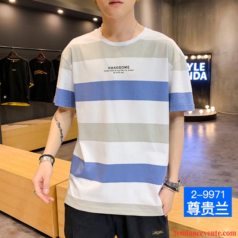 T-shirts Homme Une Veste Tendance Courte Baggy Fantaisie Été Vert