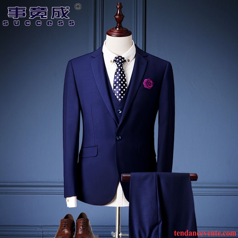 Tenue De Mariage Homme Pas Cher Professionnel Ensemble Homme De Travail Slim Mariage Costume Bisque