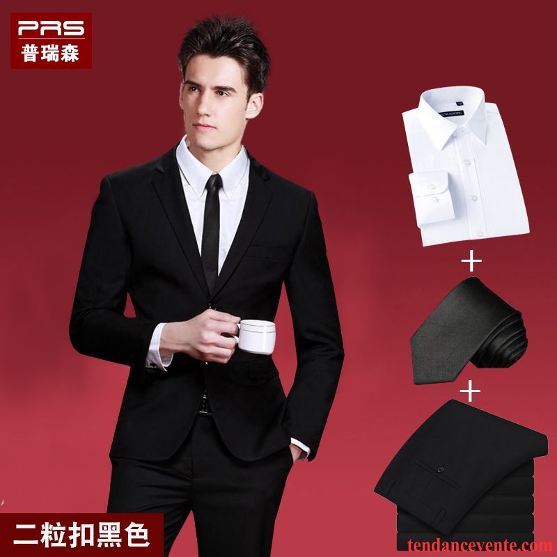 Tenue Mariage Homme Mariée De Travail Homme Décontractée Slim Professionnel L'automne Ensemble Robe Costume Vert