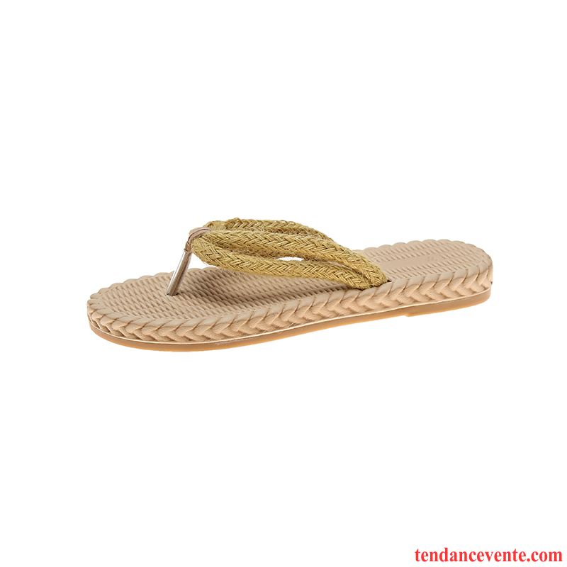 Tongs Femme Tous Les Assortis Sandales Chaussons Plage Mode Été Noir