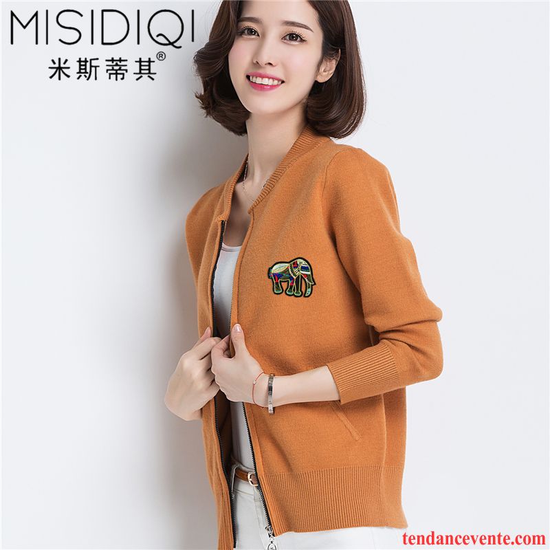 Veste Blanche Cintrée Femme Vêtements De Baseball Hoodies Fermeture Éclair Pardessus Courte Tricots En Maille Vêtements D'hiver Veste Baggy Femme Printemps Renforcé L'automne