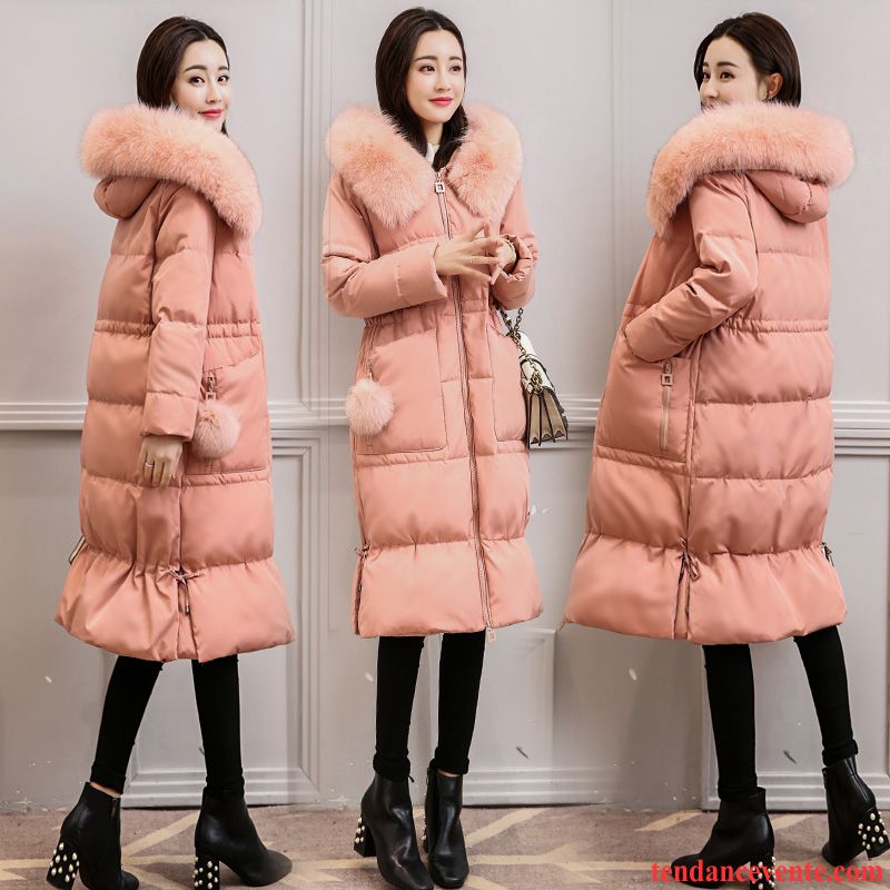 Veste En Coton Femme Capuche Baggy Manteau En Coton Renforcé Mince Hiver