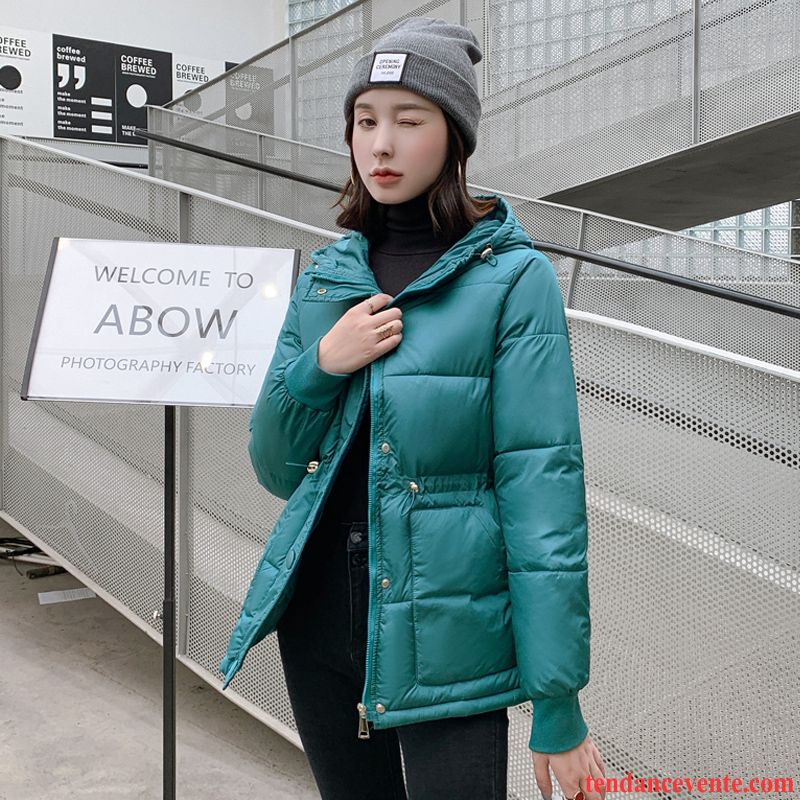 Veste En Coton Femme Pardessus Hiver Matelassé Vêtements D'hiver Matelassée Manteau En Coton Jaune