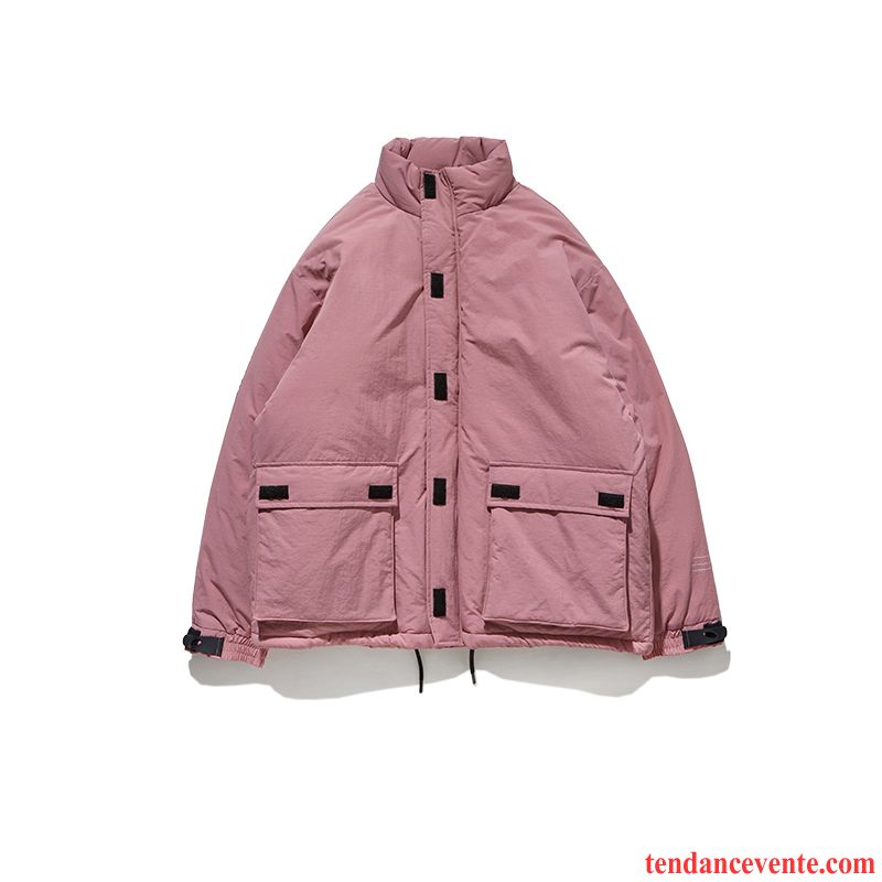 Veste En Coton Homme Renforcé Matelassé Tendance Manteau En Coton Baggy Femme Violet