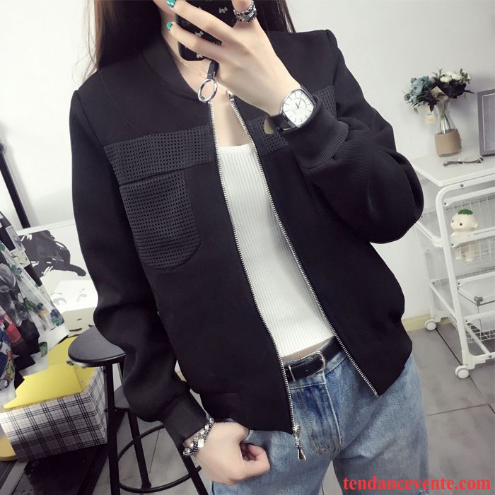 Veste Femme Courte Cintrée Renforcé Longues Matelassé Pardessus Courte Femme Vêtements De Baseball Hiver Décontractée Blouson Pure Slim Pérou Pas Cher