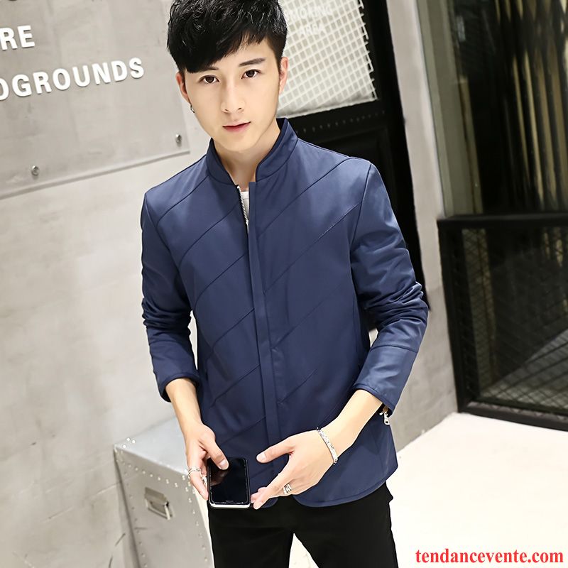 Veste Grise Homme Homme Printemps Décontractée Tendance Pardessus Jeunesse L'automne Mince Veste Hiver