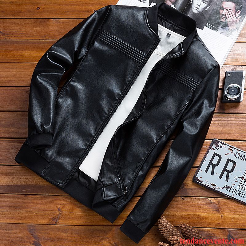 Veste Manteau Homme Jeunesse Slim Printemps Tendance Homme Beau Pardessus Veste L'automne