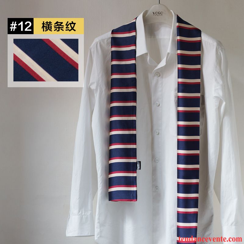 Écharpe Homme All-match Boite Cadeau Chemise Britanique Longue Rétro