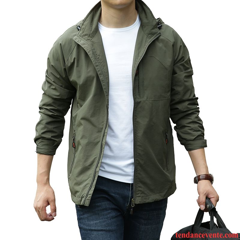 Blouson D Hiver Homme Homme Taillissime Veste Décontractée Baggy Sport Longue Plus De Velours Légère Militaire Vert De Plein Air Printemps L'automne Pardessus Jeunesse Lilas