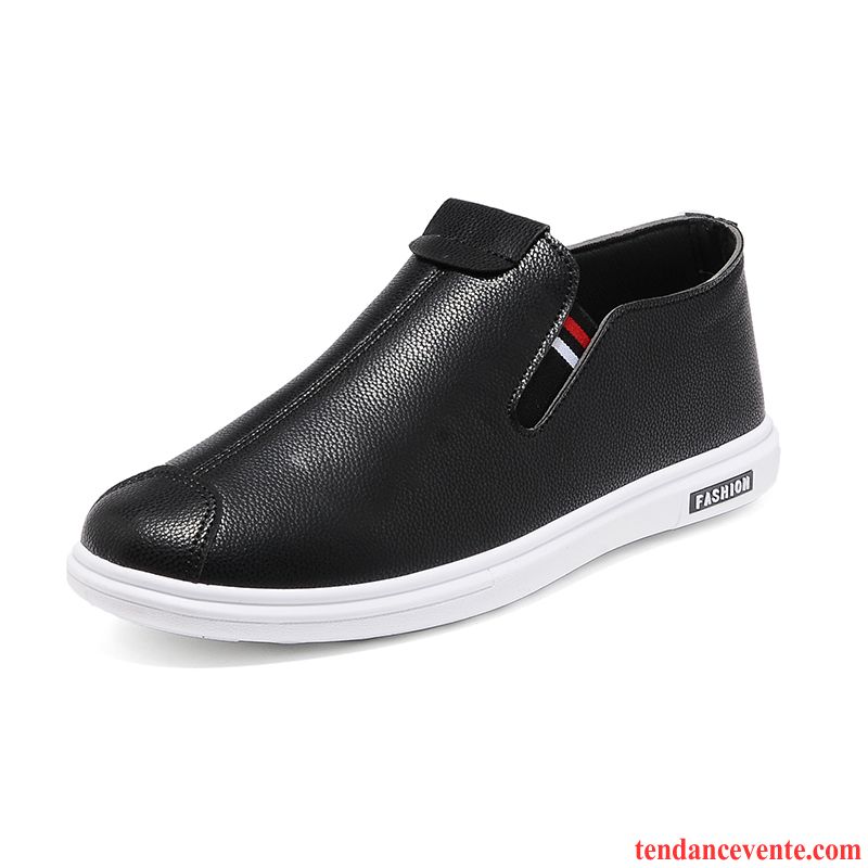 Bottes Cavalières Skate Printemps Homme Décontractée Angleterre Tendance Slip-on Paresseux