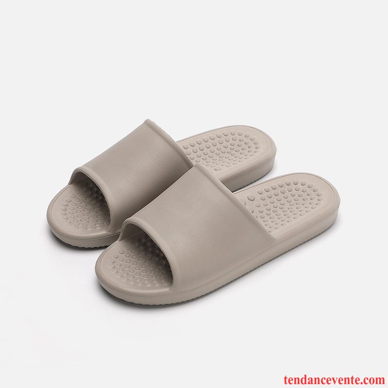 Chaussons Tongs Homme Antidérapant Femme Été Fantaisie Gris