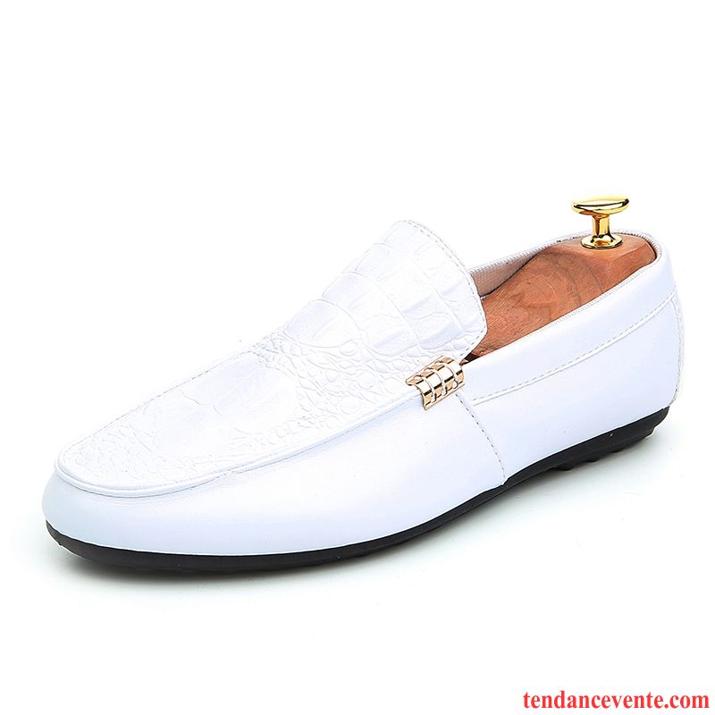 Chaussure Confortable Homme Printemps Homme Chaussures De Conduite Paresseux Angleterre Slip-on Décontractée Derbies Tendance