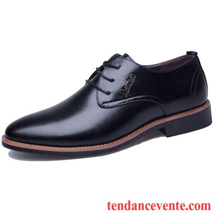 Chaussures Derbies Hommes Marques Hiver Entreprise Tendance Angleterre Homme Laçage Pointe Pointue Décontractée L'automne Saphir Vente