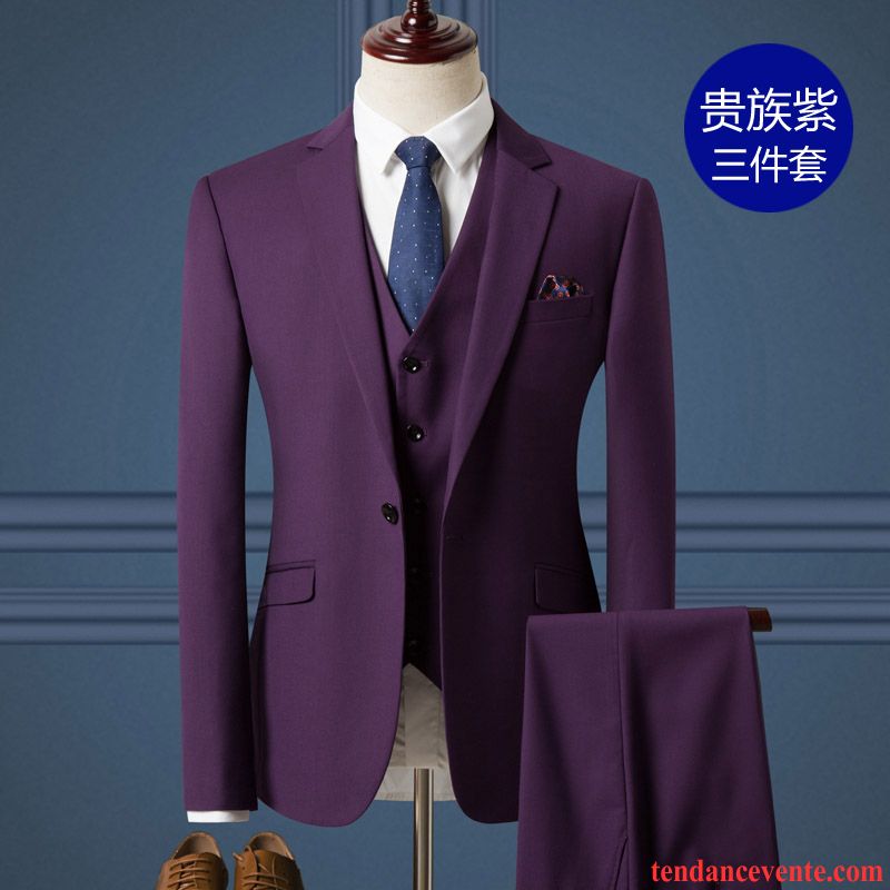 Costume De Mariage Blanc Pour Homme Blazer Mariage Ensemble Homme De Travail Professionnel Slim